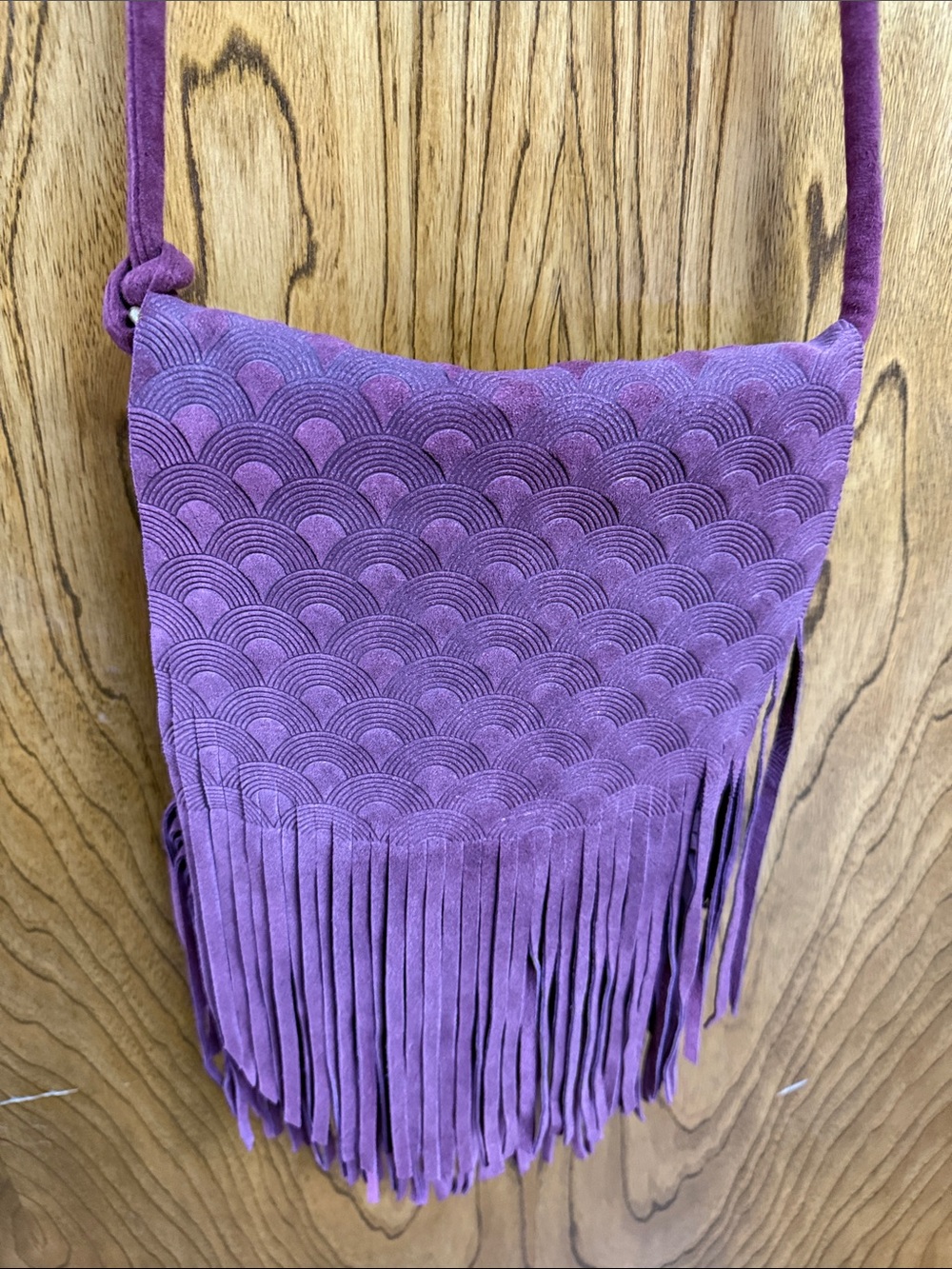 Street Level fringed bag. NWT